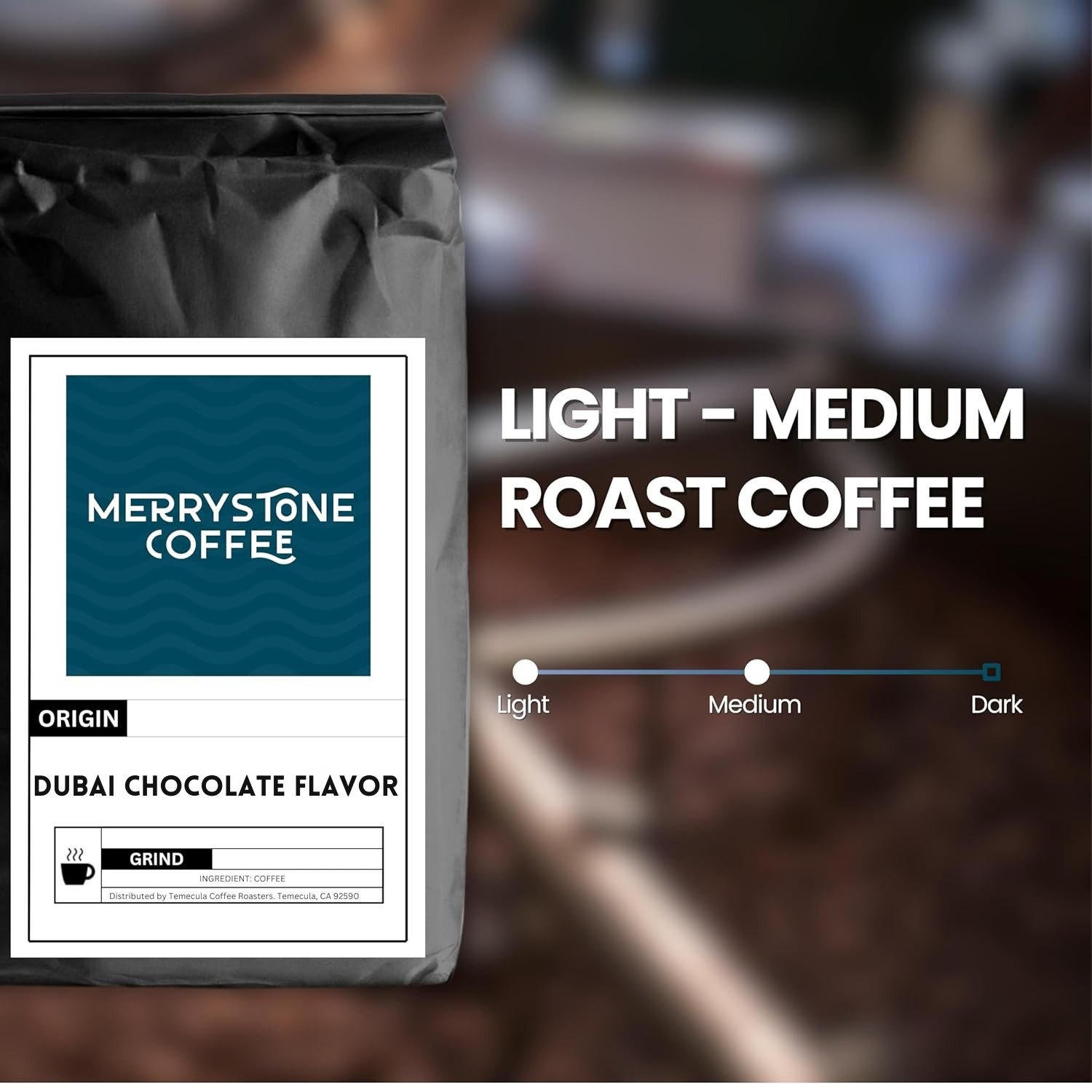 Dubai Chocolate Flavored Coffee - Rich & Indulgent Gourmet Blend - Merrystone Coffee - Merrystone Coffee