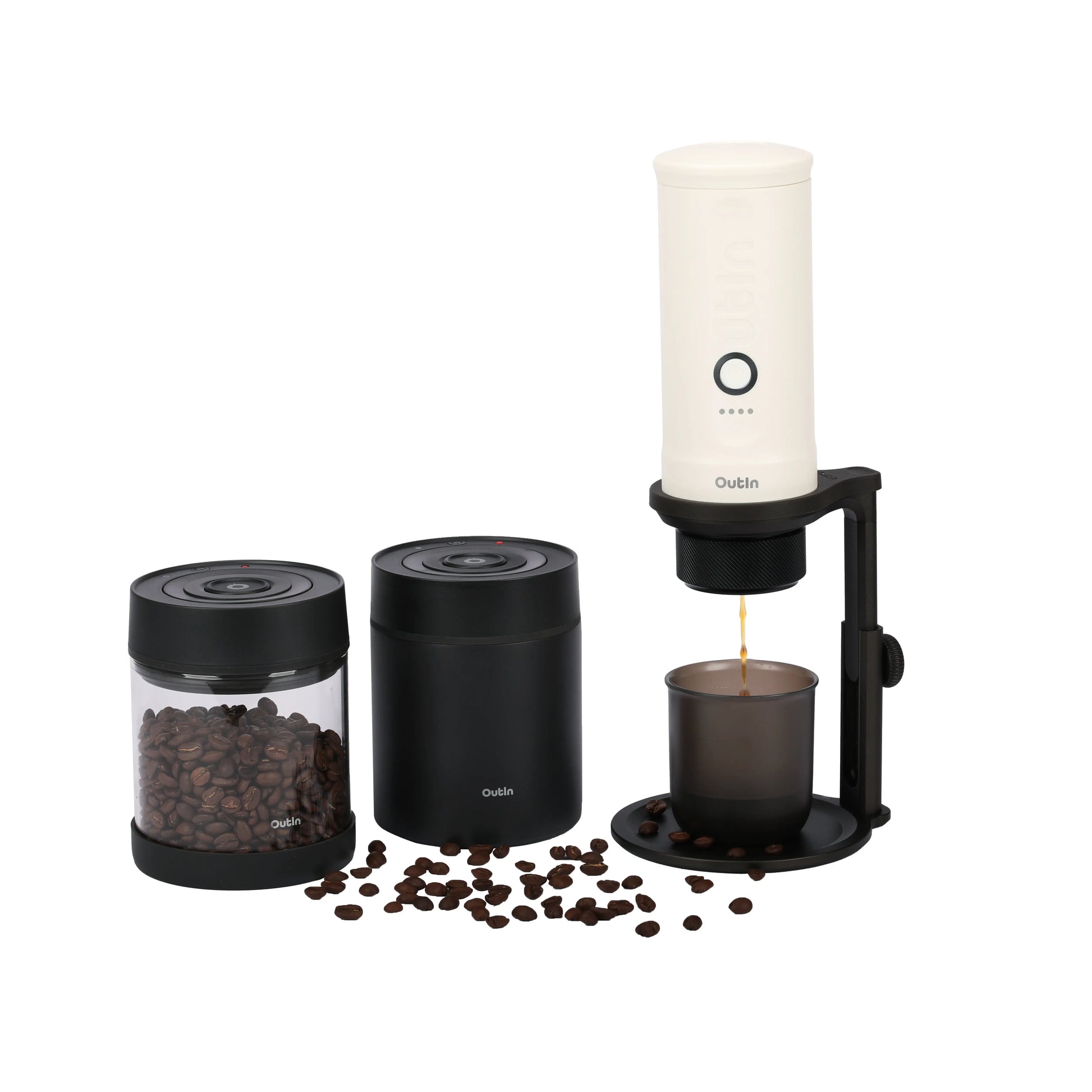 Portable Electric Vacuum Coffee Canister - Merrystone Coffee