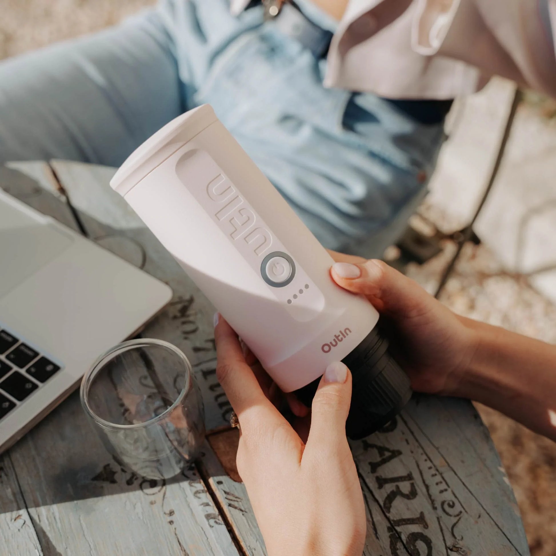 Nano Portable Espresso Machine (Rose Quartz) X BCRF - Merrystone Coffee