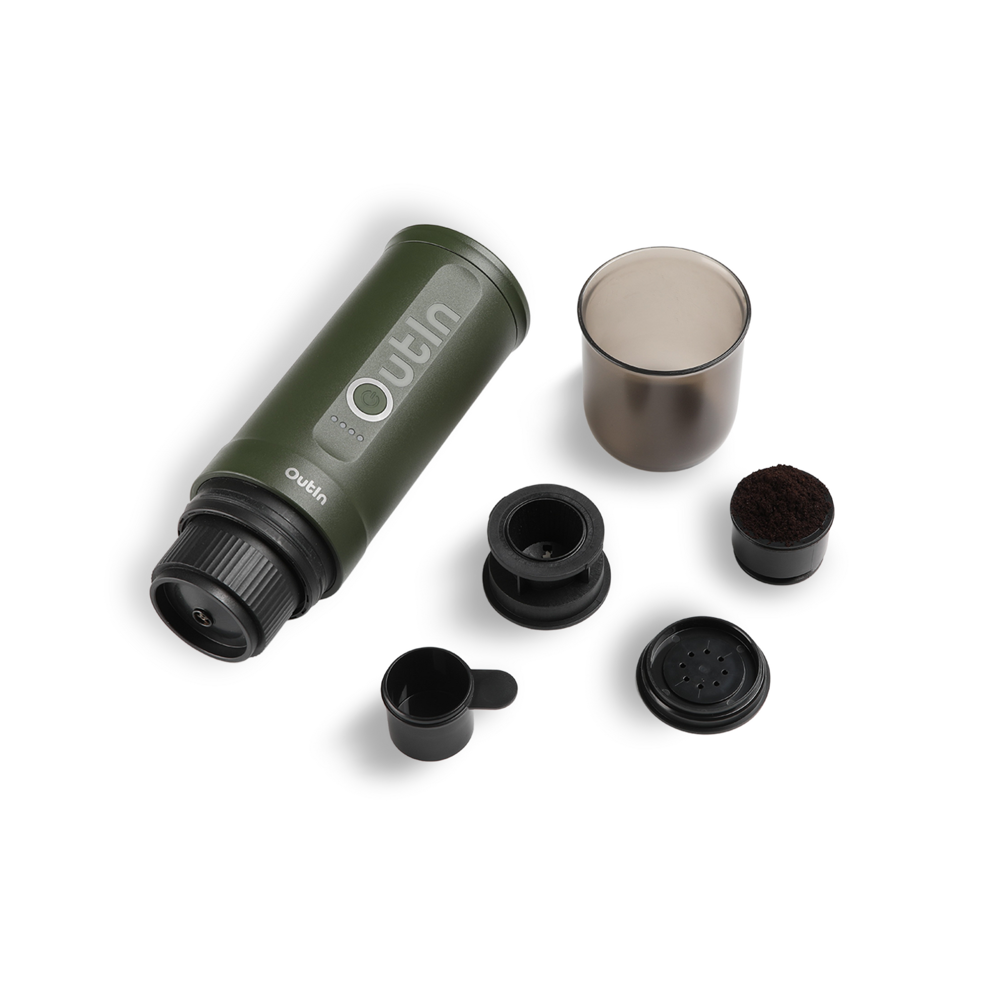 Traveler Espresso Gift Set (Forest Green) - Merrystone Coffee