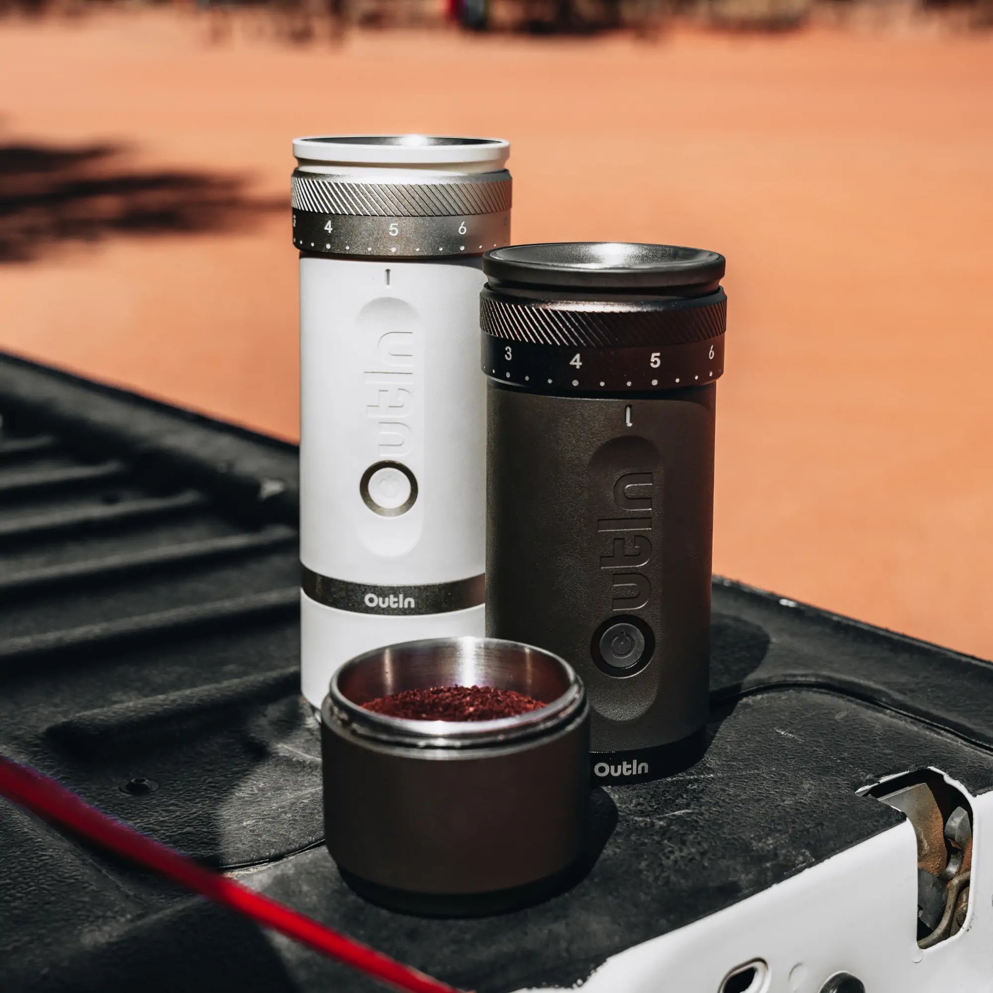 OutIn Fino Portable Electric Coffee Grinder - Merrystone Coffee