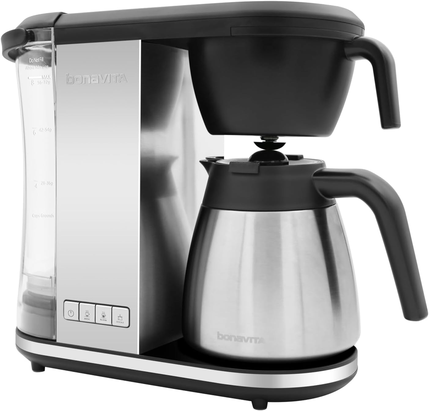 Enthusiast Bonavita 8-Cup Drip Coffee Brewer with 1.3L Thermal Carafe-Stainless Steel - Merrystone Coffee