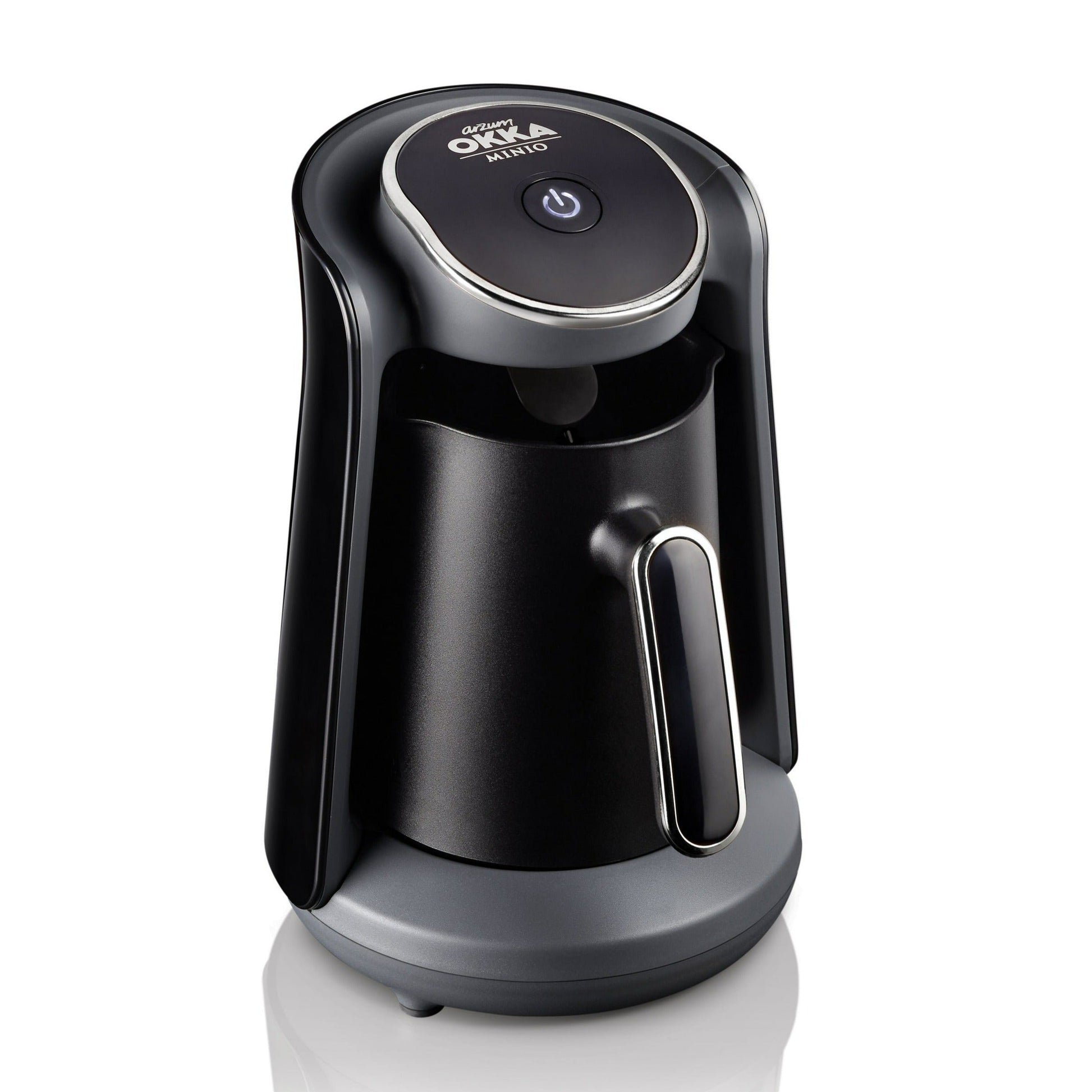 Arzum Okka Minio Automatic Turkish Coffee Maker, Black/Silver - Merrystone Coffee