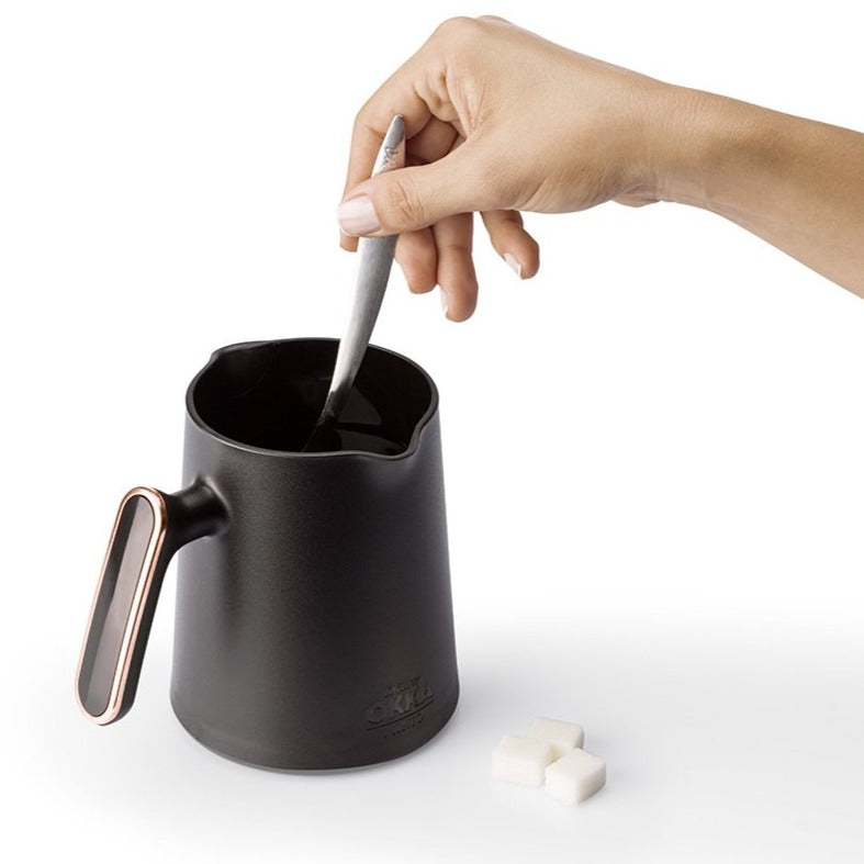 Arzum Okka Minio Automatic Turkish Coffee Maker, Black/Gold - Merrystone Coffee