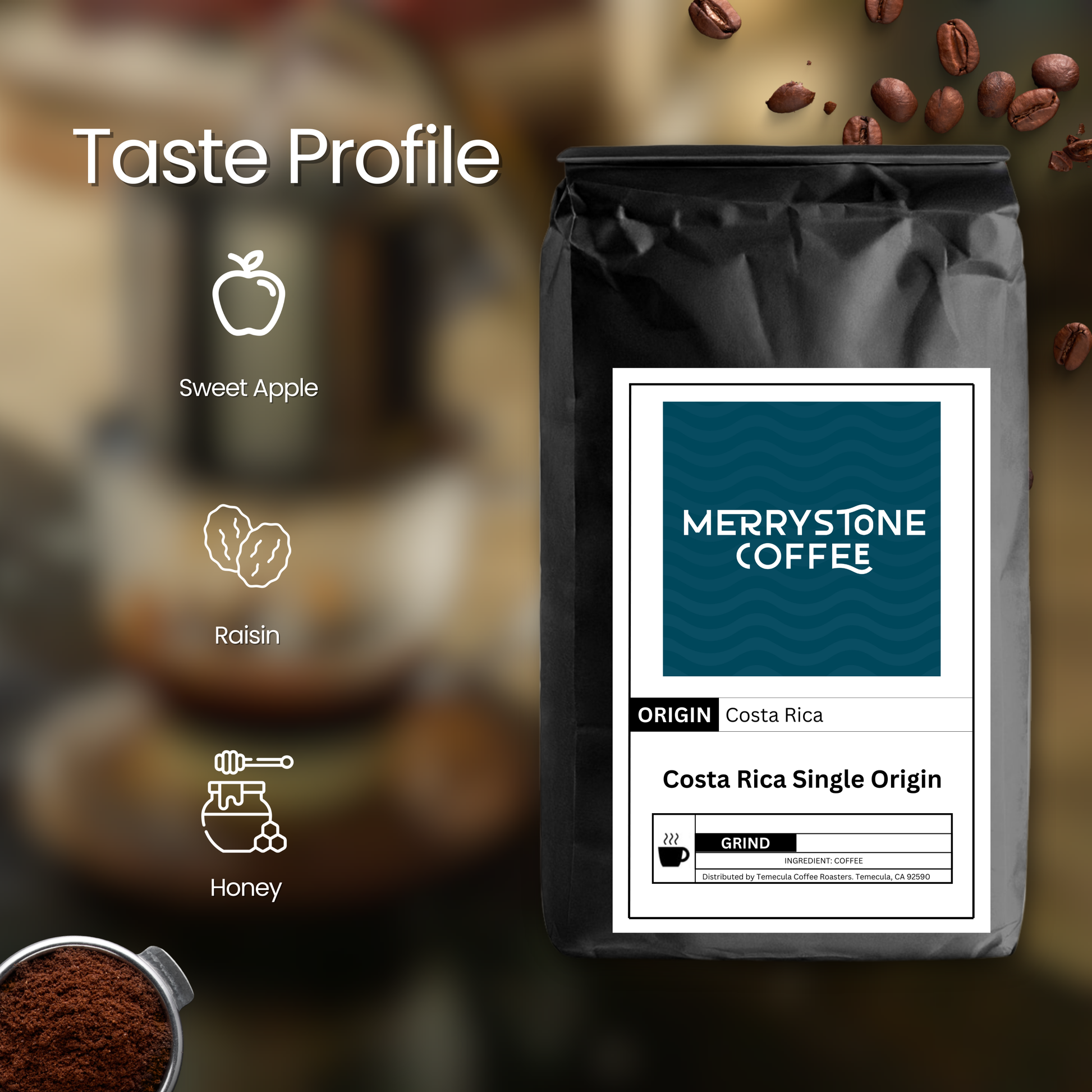 Costa Rica Single Origin Coffee - Merrystone Coffee