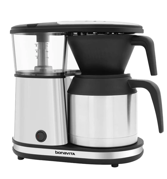 Bonavita 5-Cup Coffee Maker, Thermal Coffee Brewer – Compact Size, Elegant, and Precise, BPA-Free - Merrystone Coffee