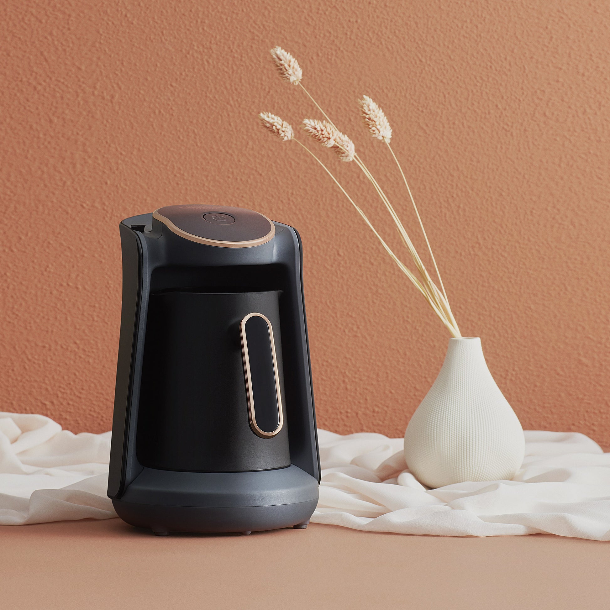 Arzum Okka Minio Automatic Turkish Coffee Maker, Black/Gold - Merrystone Coffee