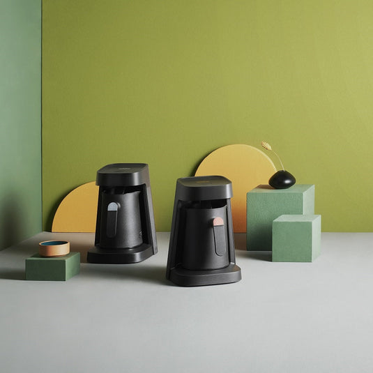 Arzum Okka Jet Automatic Turkish Coffee Maker, Black/Chrome, 5 Cups - Merrystone Coffee