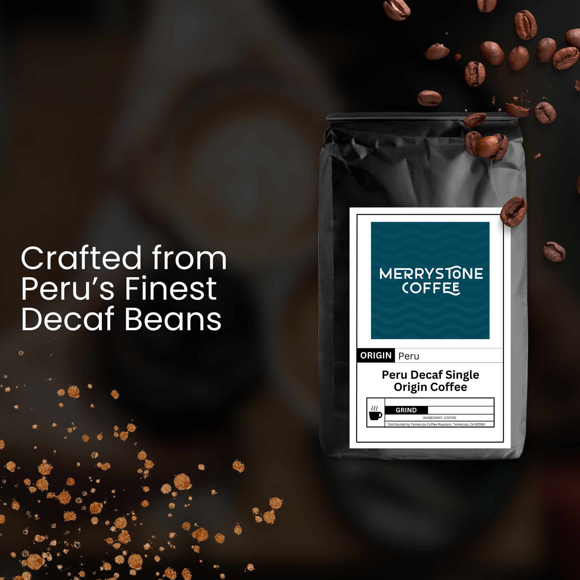 Peru Decaf Single Origin Coffee - Merrystone Coffee
