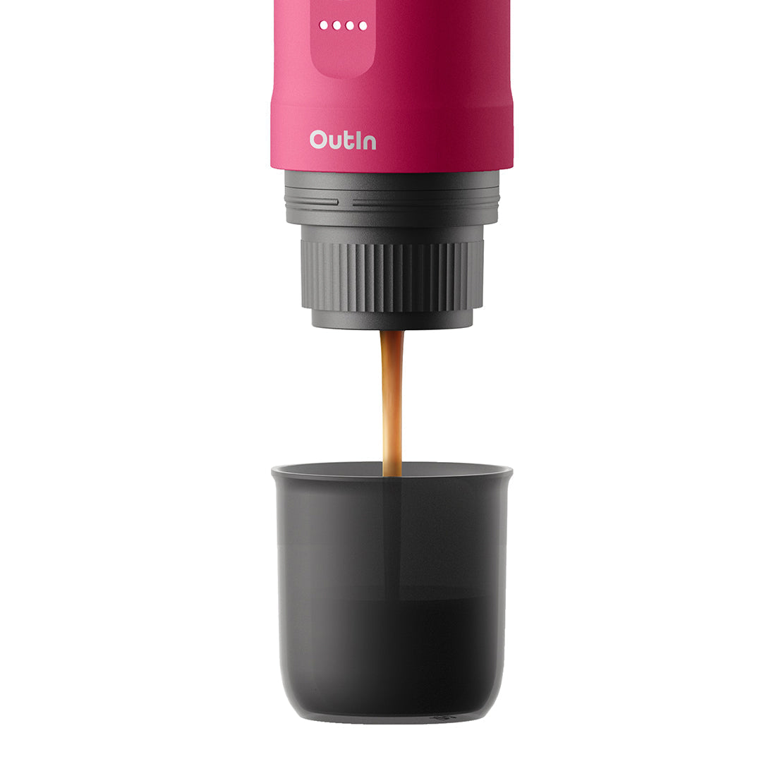 Nano Portable Espresso Machine (Fuchsia Pink) - Merrystone Coffee