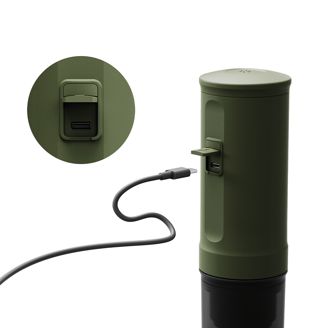 Nano Portable Espresso Machine (Forest Green) - Merrystone Coffee