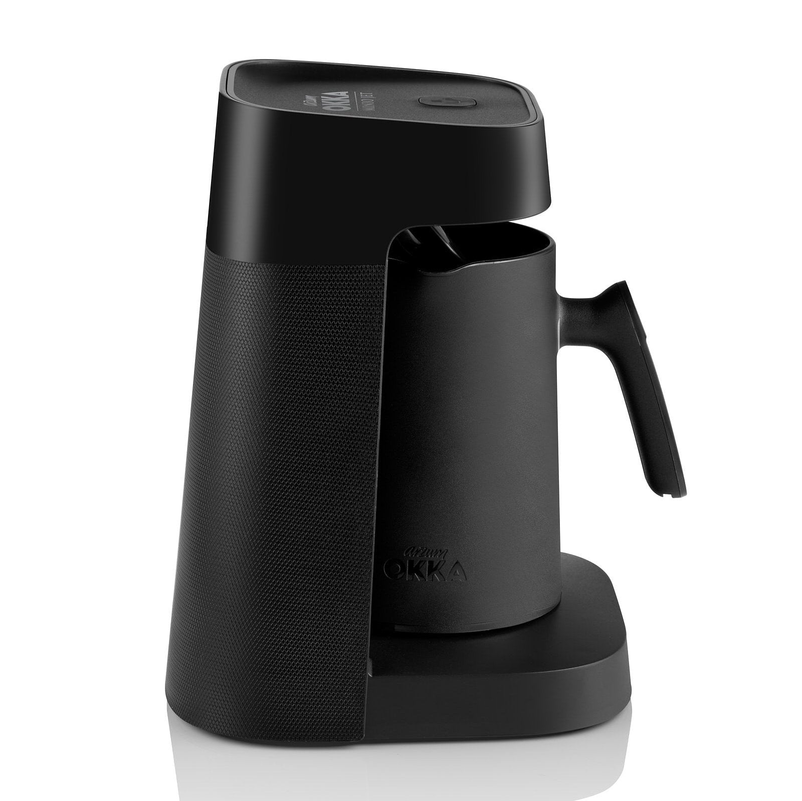 Arzum Okka Jet Automatic Turkish Coffee Maker, Black/Chrome, 5 Cups - Merrystone Coffee