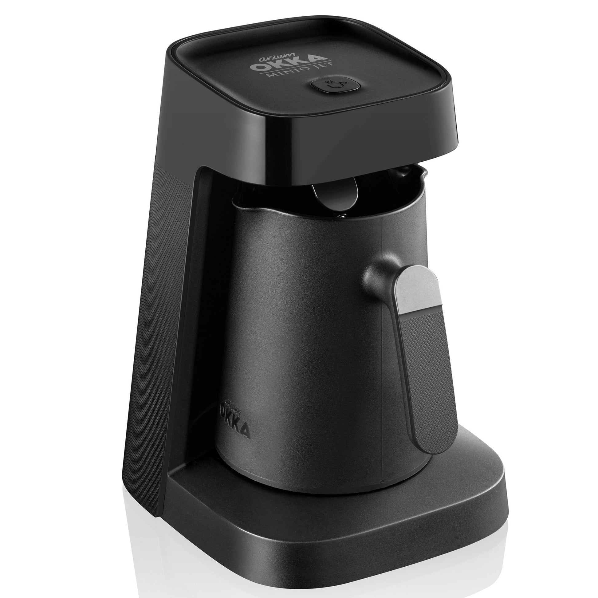 Arzum Okka Jet Automatic Turkish Coffee Maker, Black/Chrome, 5 Cups - Merrystone Coffee