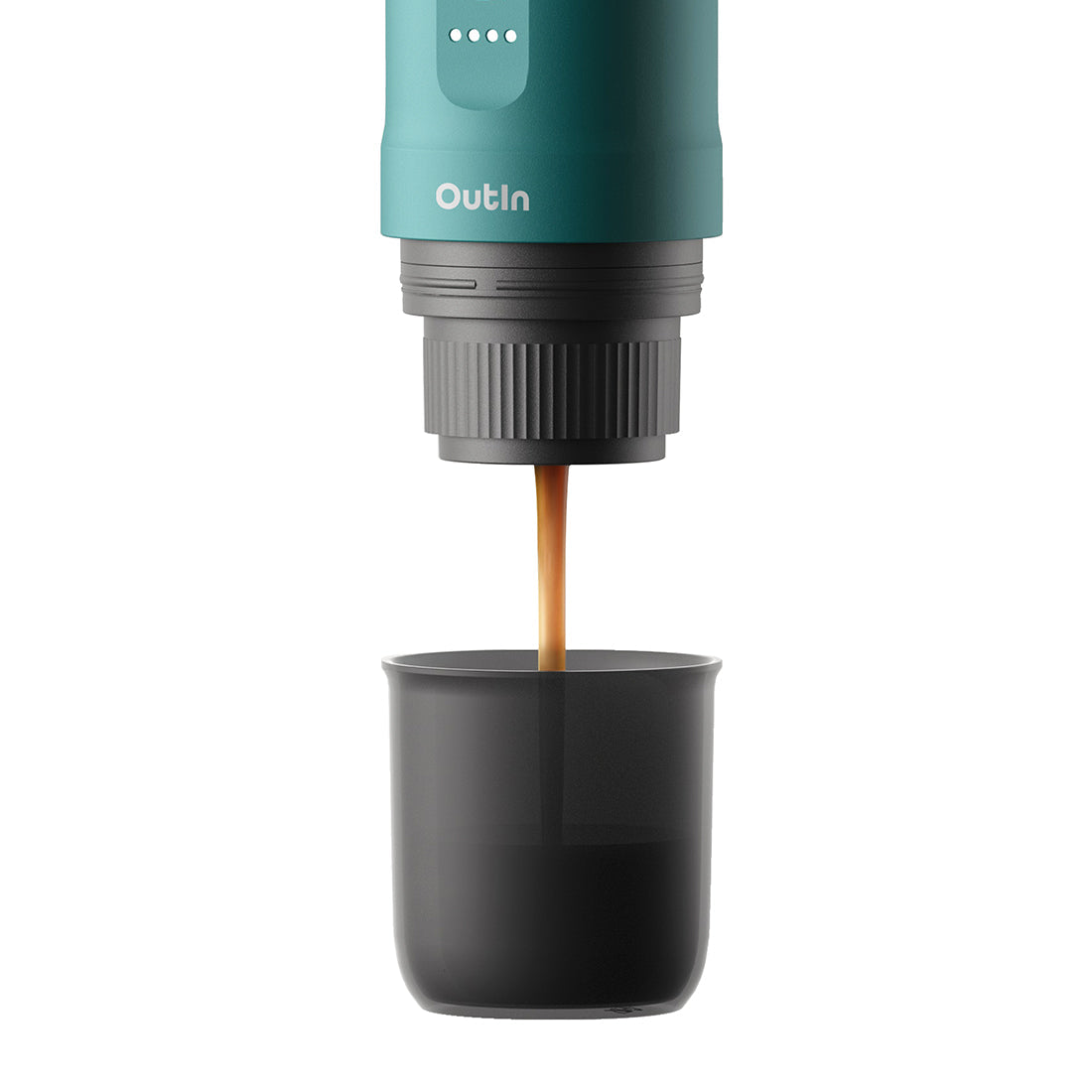 Nano Portable Espresso Machine (OutIn Teal) - Merrystone Coffee