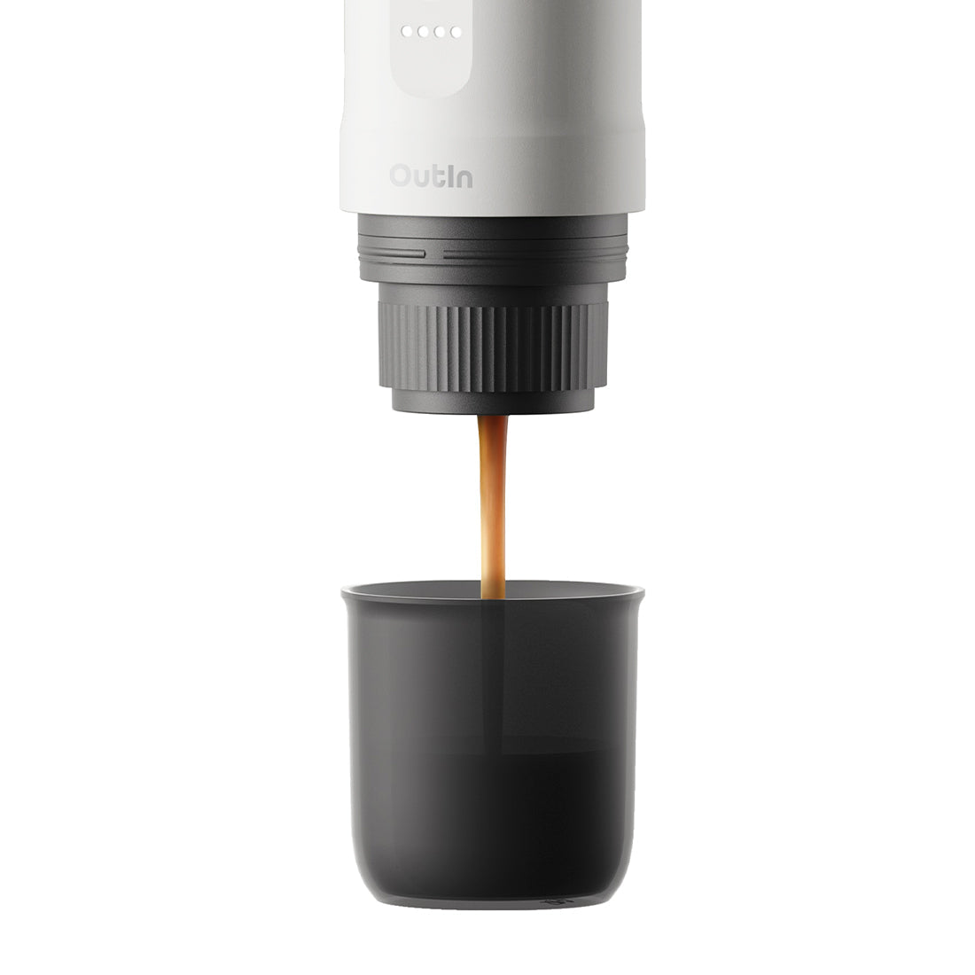 Nano Portable Espresso Machine (Pearl White) - Merrystone Coffee